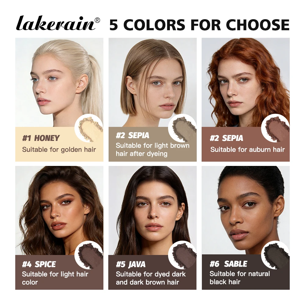 Fix & Fill Hairline Powder Precise Brush Head Uniform Coloring Waterproof Sweatproof Oil-Controlling Multi Purpose Beauty Powder