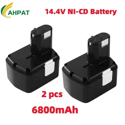 Para batería de herramienta eléctrica Hitachi 14,4 V 9.8Ah NI-NH batería de destornillador adecuada EB1414S 319104 319933 EB1412S EB1420RS DH 14DL