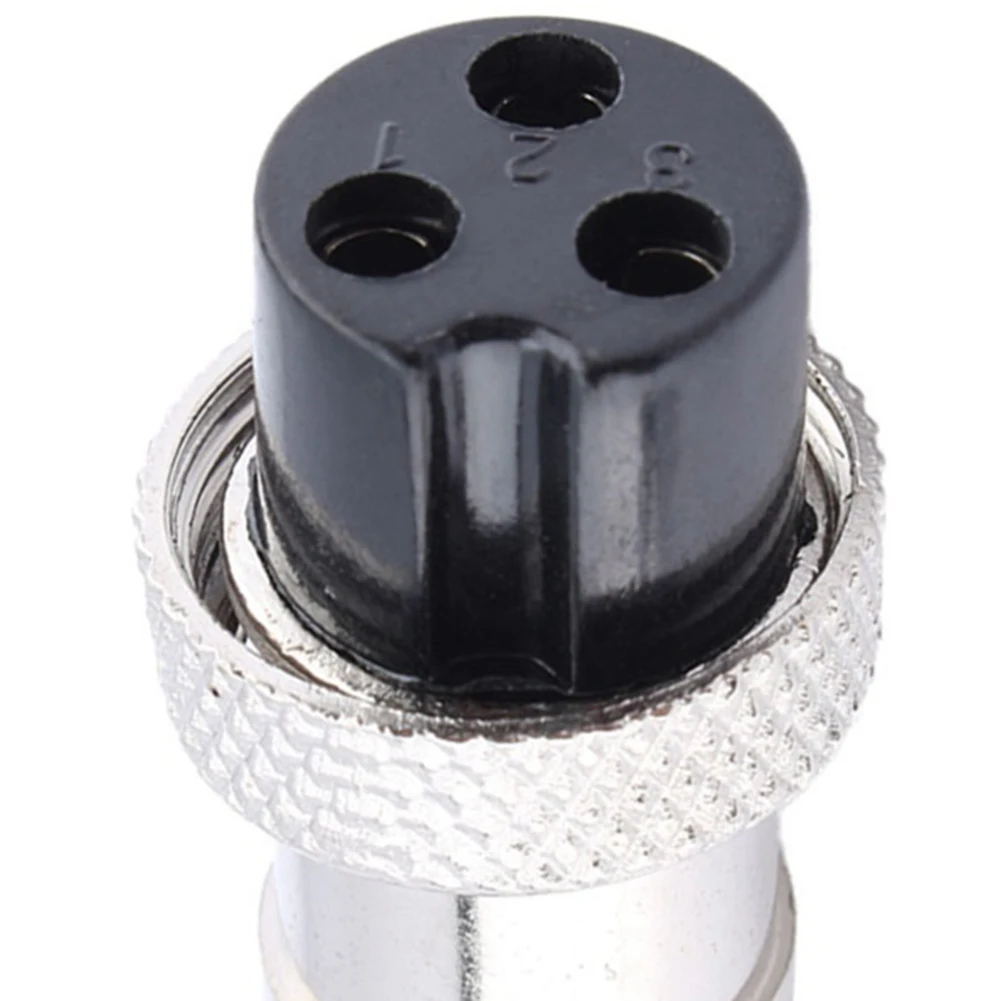 For Data Acquisition Silver Aviation Connector Stable Performance Aviation Socket Aviation Connector Metal Socket