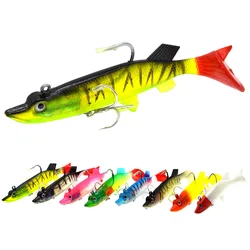 Fishing Soft Lure Lead Fish Jig Head Worm Bait 18g 27g 33g 3D Eye Artificial Sardine Lures 1 Piece Sale