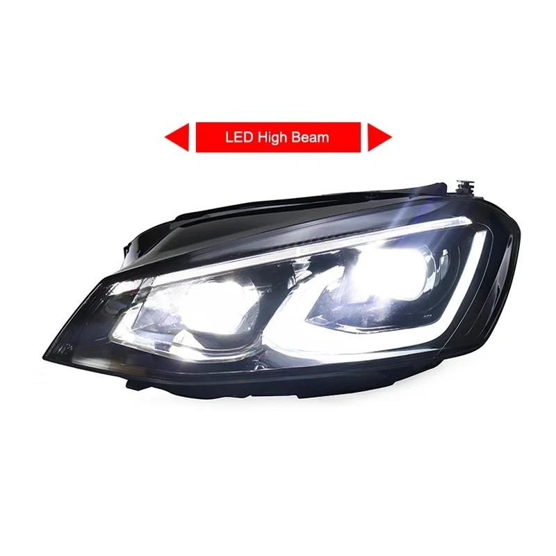 New Design Full LED Wholesale Modified Front Lamp Headlight For VW Golf 7 2014-2016 Modified Light Assembly
