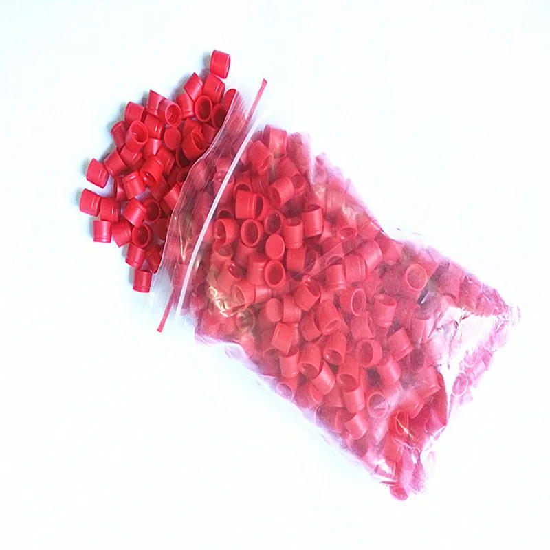 1000PCS/Lot  Red Cap Flange FC Female to Female Fiber Optic Adapter Connector