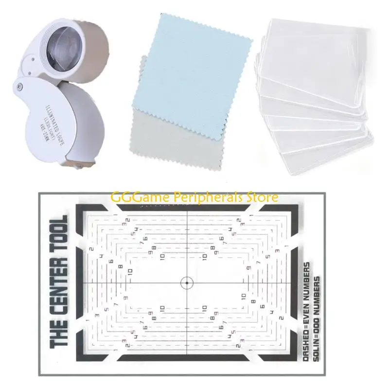 U55B Trading Card Review with Centering Board and Folding Viewer for Collection