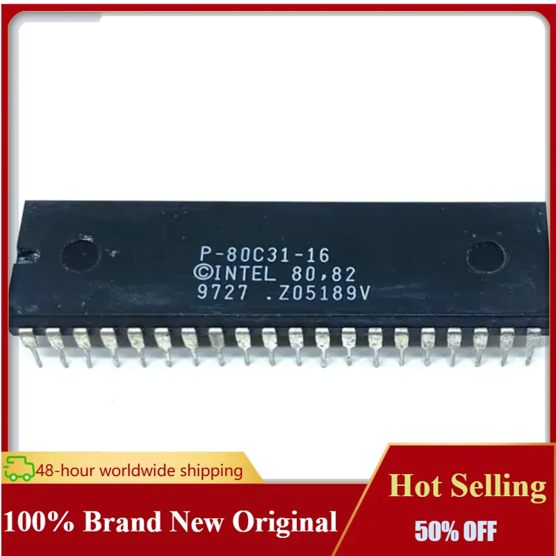 5-20PCS P80C31-16 P-80C31-16 DIP-40 Microcontroller Chip Brand New Original Authentic Spot Fast Delivery