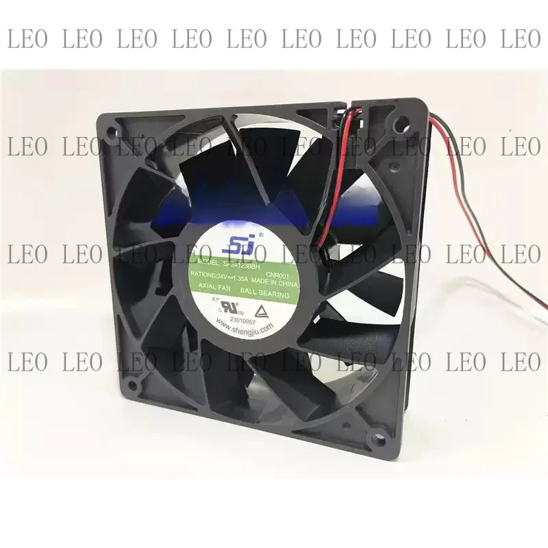 MY 1PCS For SJ SF241238BH DC24V 1.35A 12038 2-Wire Inverter Dual-Ball Bearing Fan