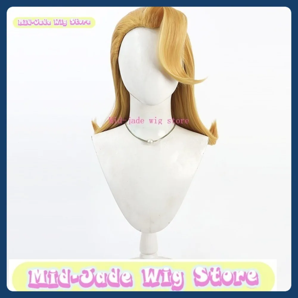 Peruka Mid-jade Wig Store Gra Mobilna Emma Frost Cosplay Peruka Anime Gra Fabularna Syntetyczne Włosy Halloween Party