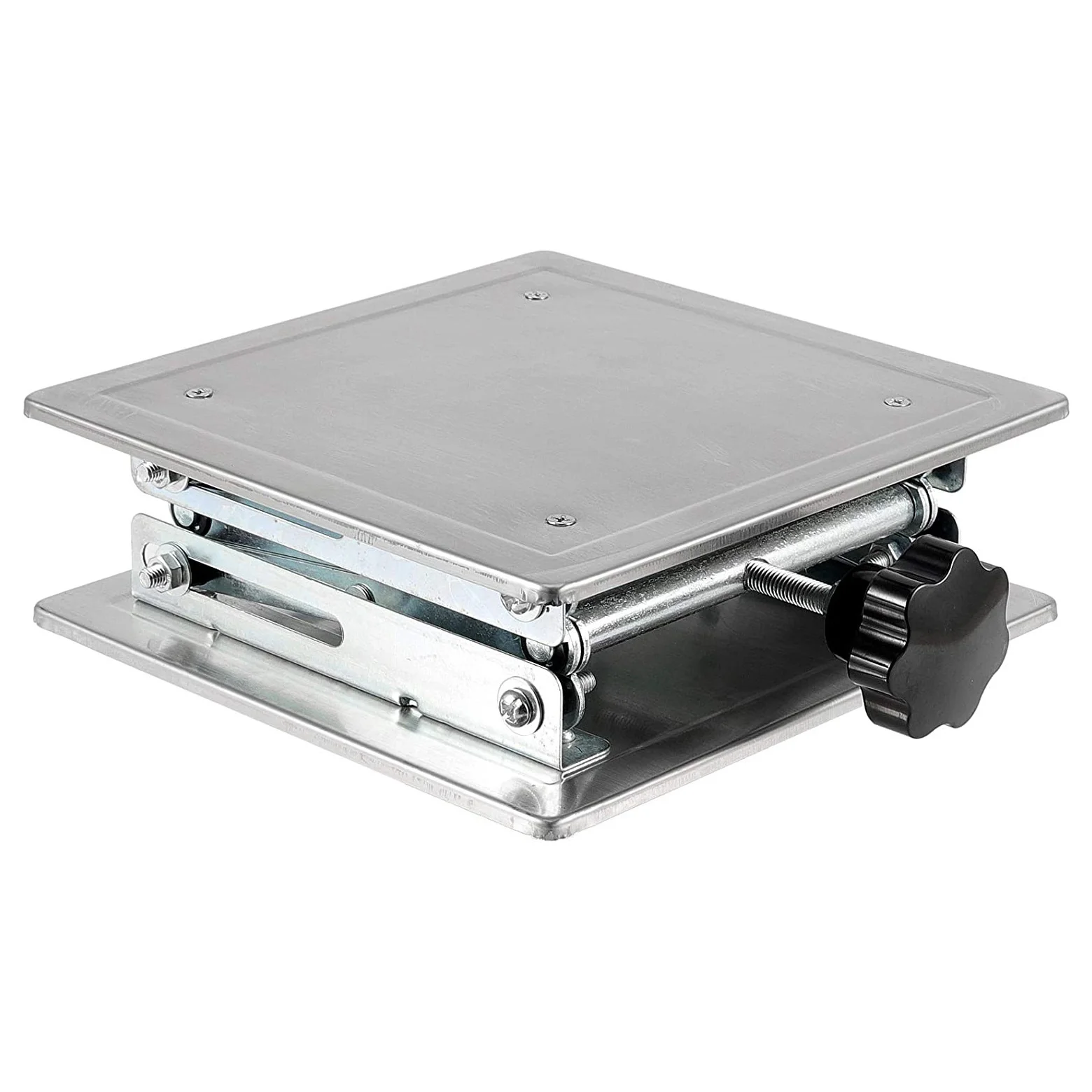AT21-Laboratory Lift Stand, Lab Jack Scissor Stand Platform, Table Lifting Jack Platform Expandable Table Height Range