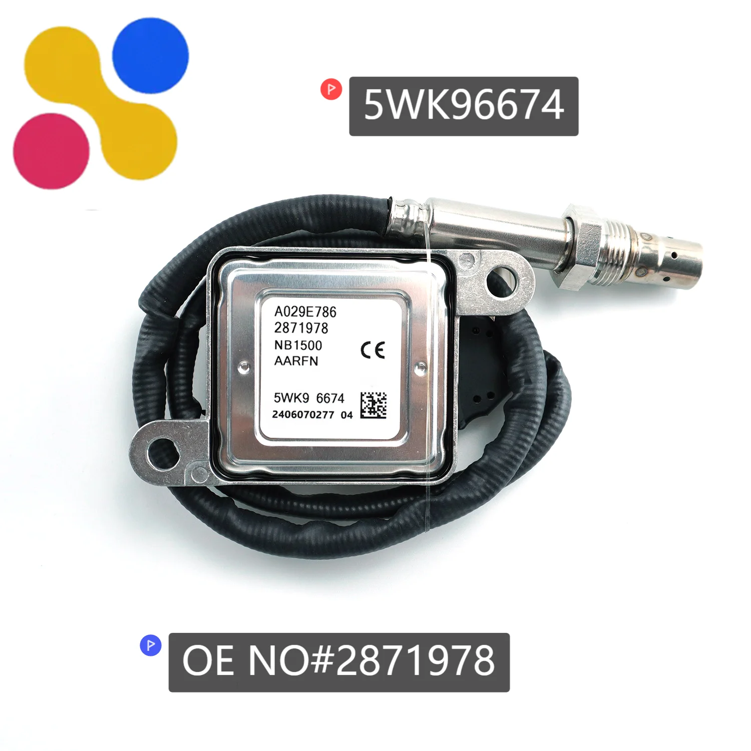 

2871978 5WK96674 New Nitrogen Oxygen Sensor High Quality NOx Sensor 12V For CUMMINS 5WK9 6674 Auto Sensor Car Accessories