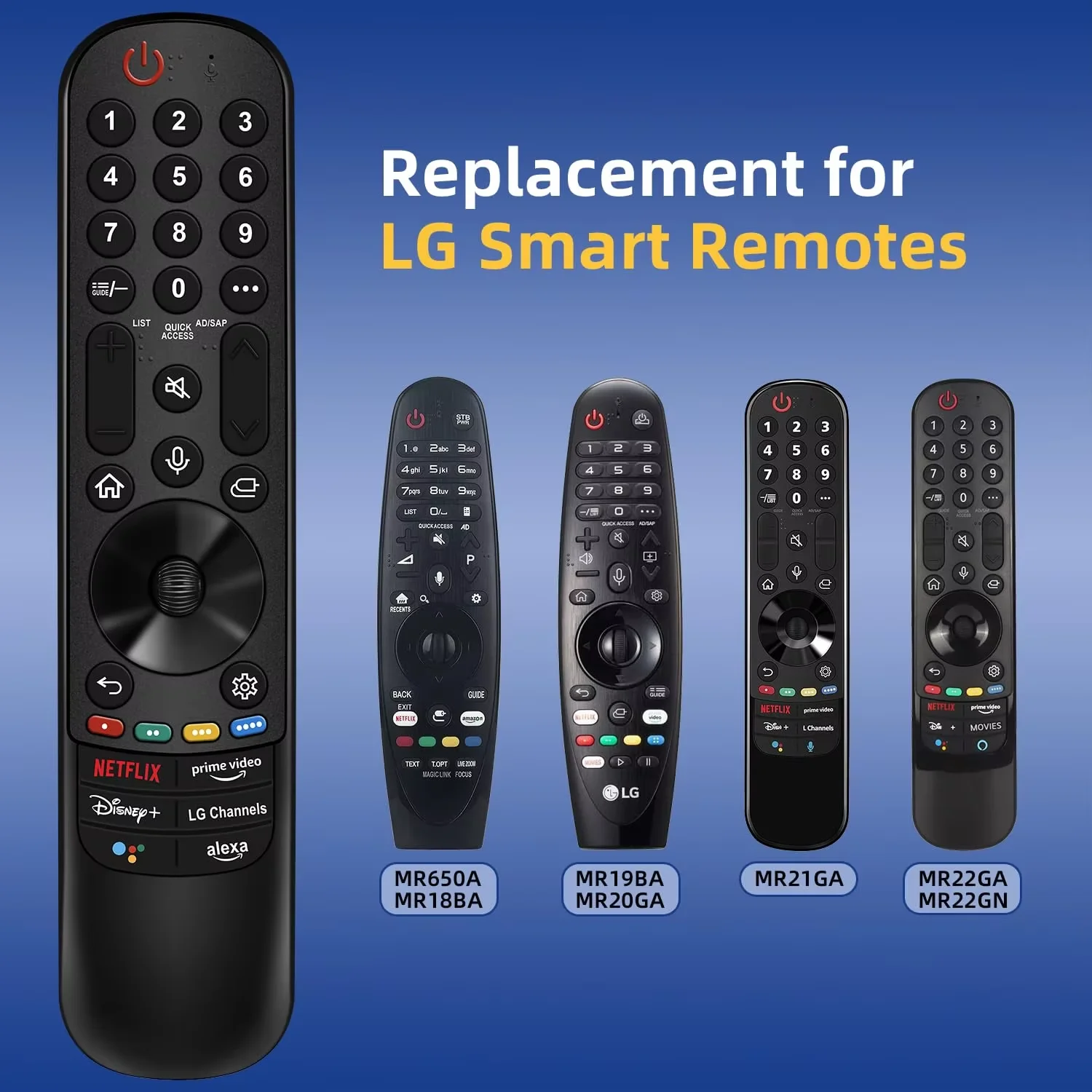 Replacement Magic Remote Control MR22GA/GN for LG Smart TV with Voice and Pointer Function