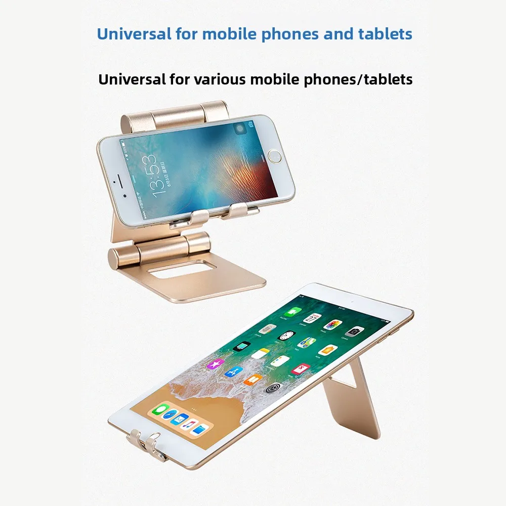 Foldable Desk Mobile Phone Holder Stand for IPhone IPad Xiaomi Adjustable Desktop Tablet Holder Universal Table Cell Phone Stand