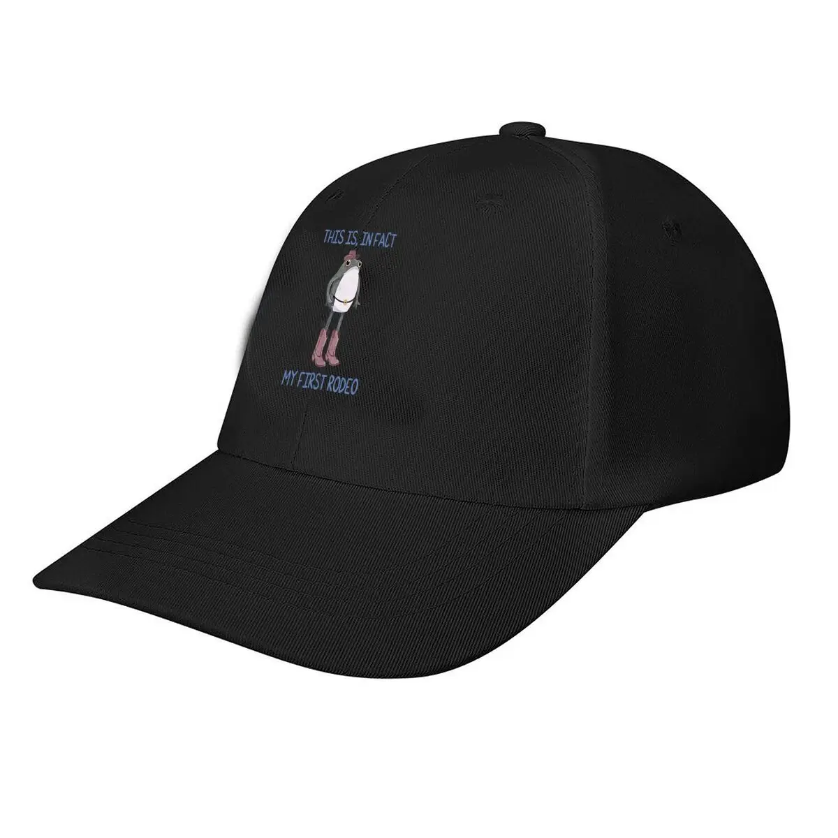 Vintage Cowboy Frog My First Rodeo Baseball Cap Fashion Men Sunhat Women's Outdoor Sports Snapback Cap