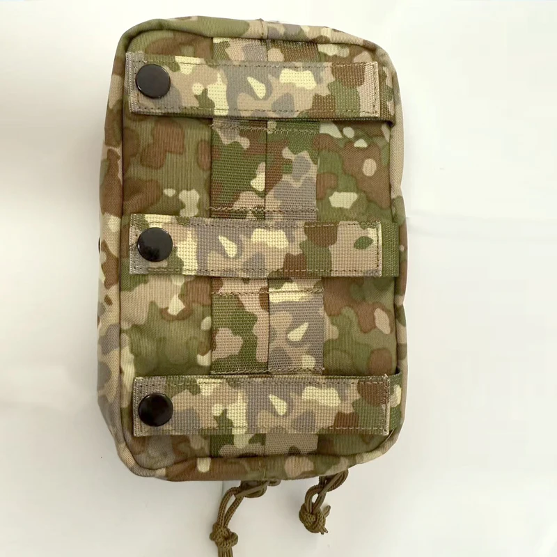 Tactical Pouch Molle General Accessories Sundry Bag Multifunction Back Pack Hunt Vest Extension Subpack flecktarn customed camo