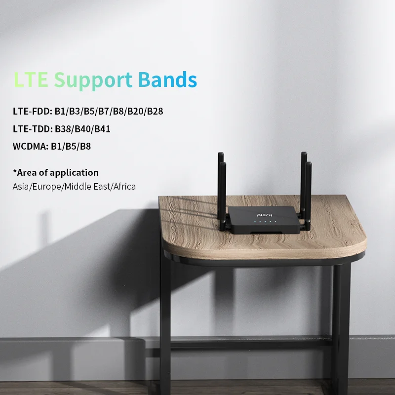 PLERY 300-1200Mbps 4G enrutador LET para exteriores insertar un enrutador de señal Sim amplificador extensor inalámbrico Wifi plug and play