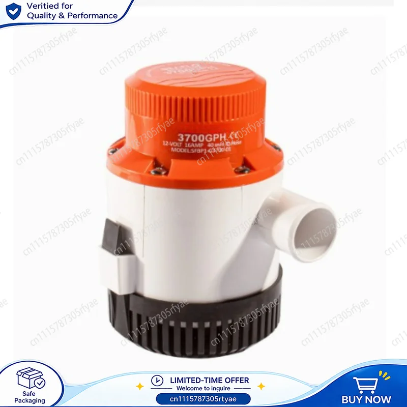 12V 24V DC Submersible Bilge Pump High Flow Water Drainage Pump For Yacht Speedboat And Marine Vessel Water Discharge Work