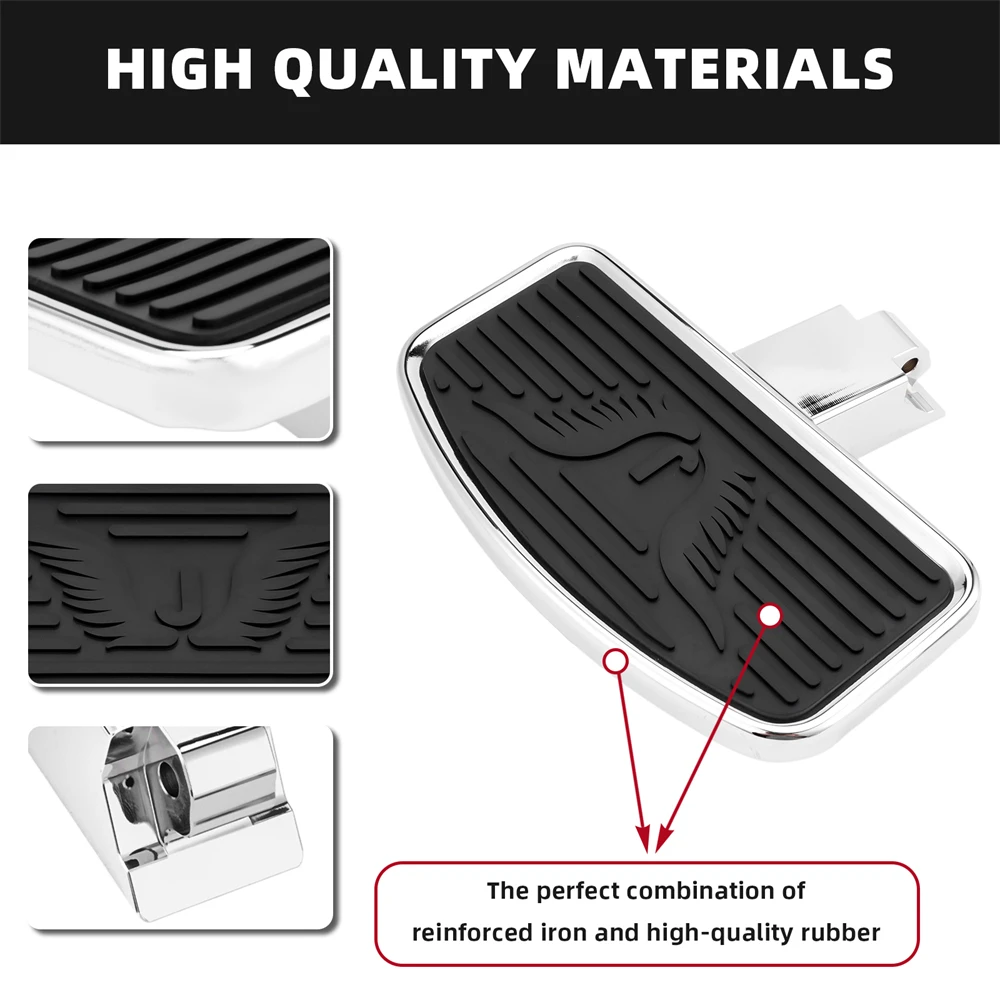 1 par de estribos ajustables para Pedal de clavija de pie para Can-Am Ryker 600 900 Sport Rally Edition todos los modelos