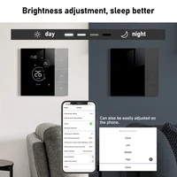 Thermostat WiFi Tuya pour maison intelligente, régulateur de température pour chaudière/chauffage électrique/sol, compatible avec Alice Alexa Google 4