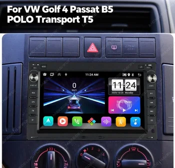 2DIN CarPlay Android pro VW Passat B5 MK4 MK5 Golf 4 Polo Bora Jetta T5 Navigace do auta GPS Wifi Bluetooth Rádio RDS GPS 10 nejlepší prodej Navigace pro VW Golf 4 - №6