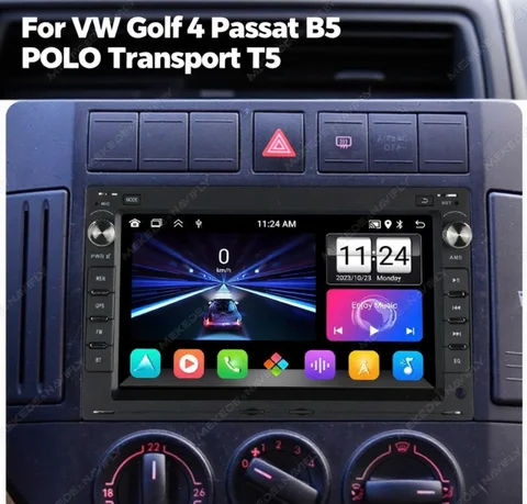 2Din Carplay Android For VW Passat B5 MK4 MK5 Golf 4 Polo Bora Jetta T5 Navigation Car Player GPS WIFI Bluetooth Radio RDS GPS 10 best sales vw golf 4 navigation - №6