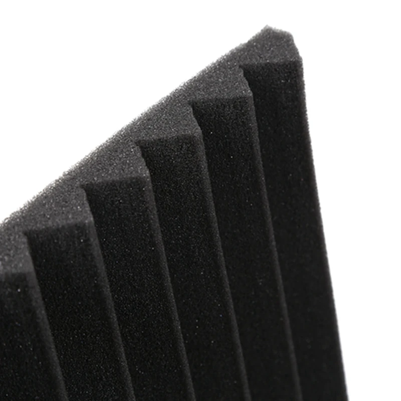 Wedge Acoustic Foam With Adhesive Tape 8 Pcs Soundproof Panels,Silencing Sponge