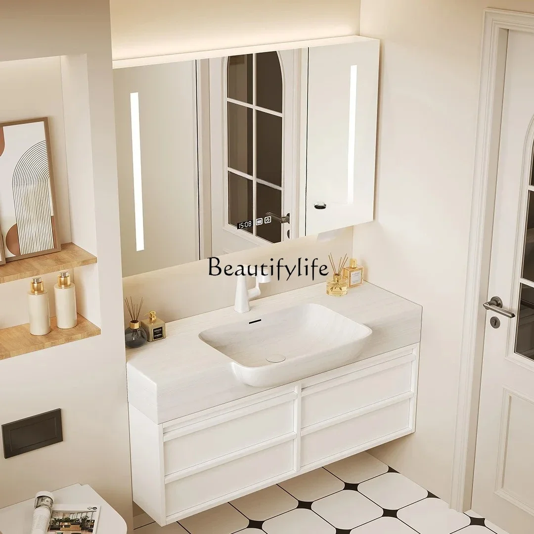 

09 belly basin bathroom cabinet combination extremely narrow washbasin washbasin