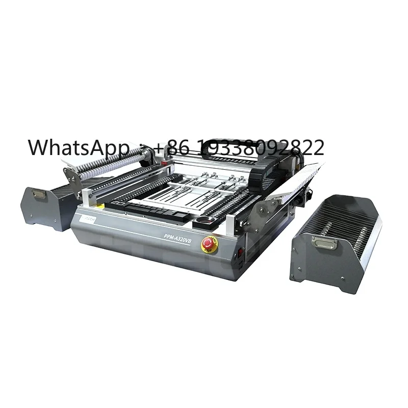 Máquina de Colocación de Componentes de Escritorio PPM-A320VB, Máquina Automática de Ensamblaje de LED, Máquina de Colocación SMT