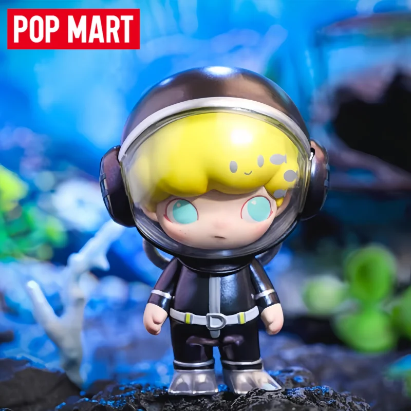 

Hot POP MART Dimoo Aquarium Series Blind Box Creative Ornament Model Desktop Decor Toy Surprise Box Girl's Birthday Gift Toy