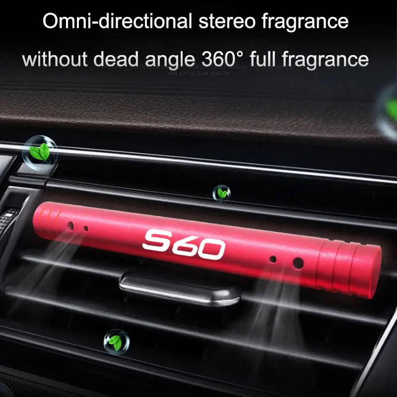 Air freshener Car Aromatherapy Stick Fragrance Vent Clip For Volvo XC40 XC60 XC90 S60 S90 XC70 S40 V40 V60 AWD T6 Accessories