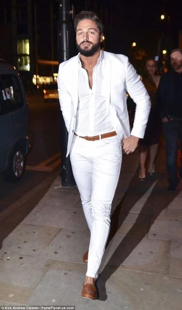 Full high quality white coat pant