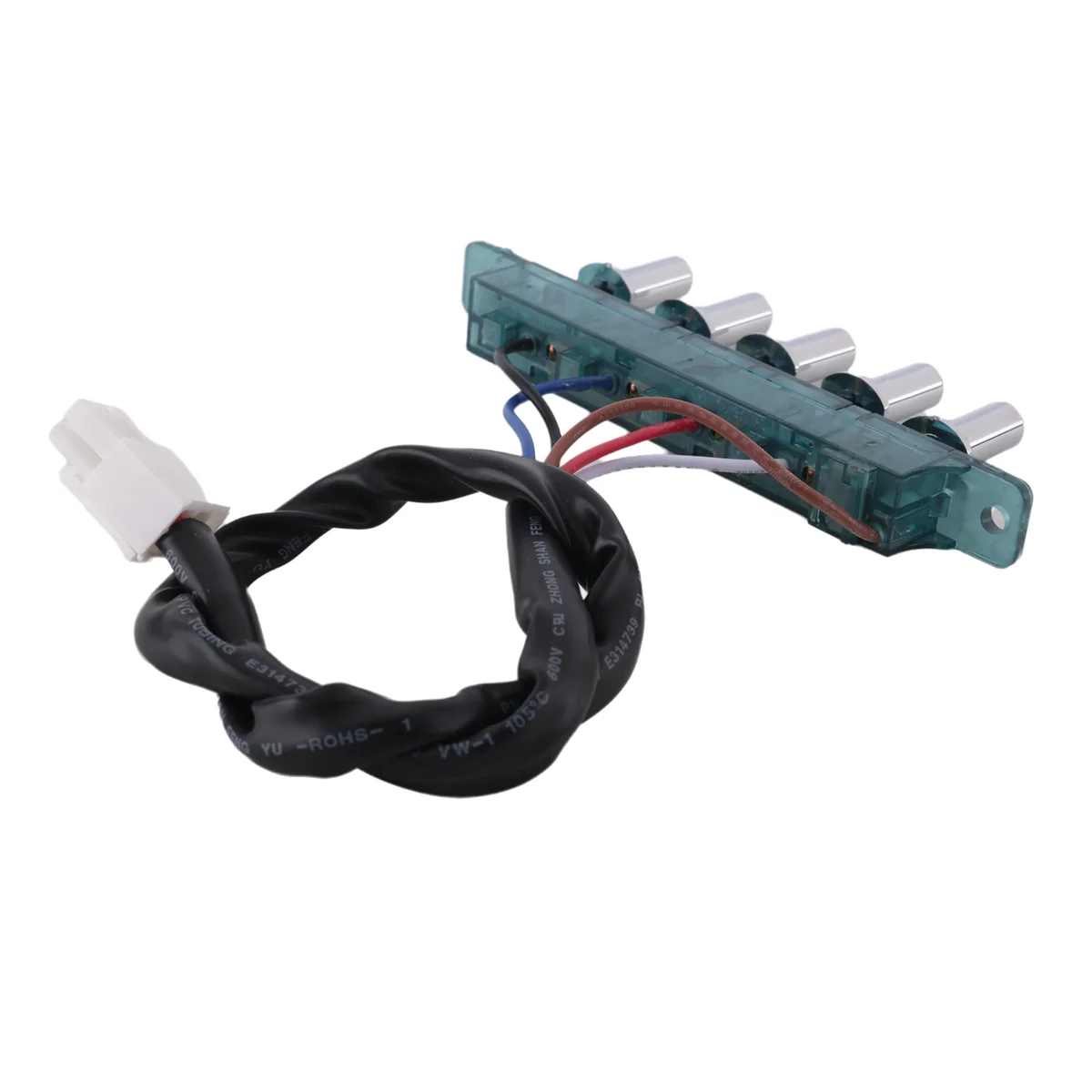 Faixa Hood Teclado Switch Control Board Painel, 5 Botão Switch Controller, 1 Peça