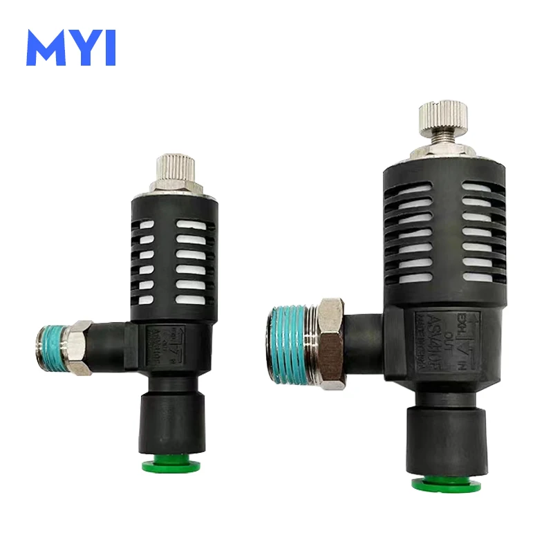 Speed Regulation Controller ASV310F ASV410F ASV510F Quick Coupling of Quick Exhaust Valve with Throttling Muffler