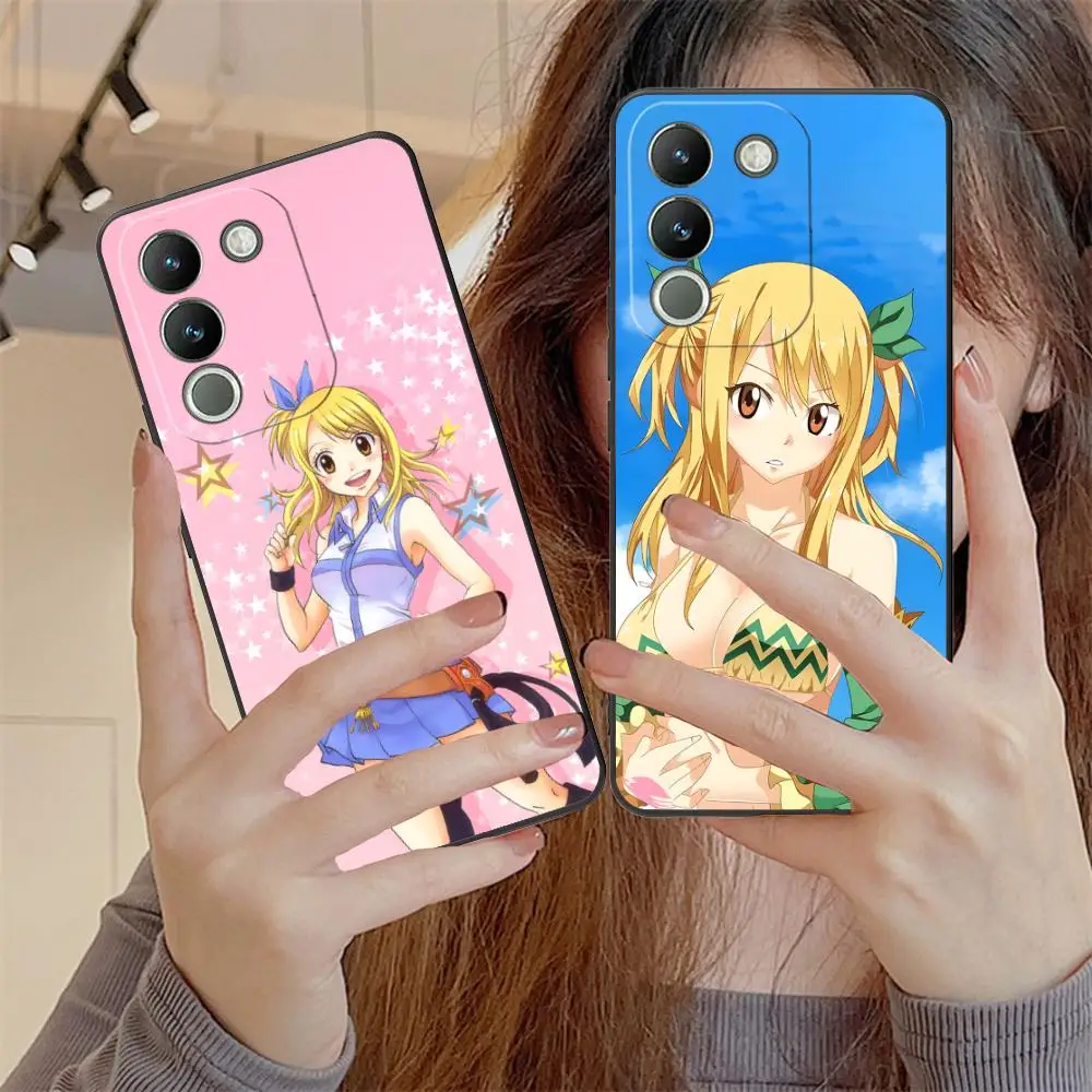 

Чехол для мобильного телефона Fairy Tail Lucy для VIVO V60 V50 V40 V30 V29 V27 V25 V23 Pro Lite 5G с цветным принтом, красивый чехол