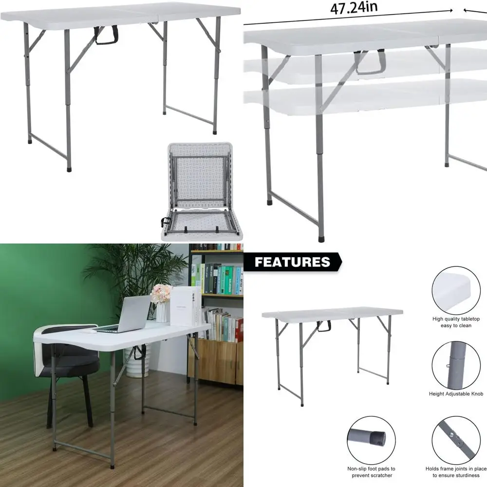 

Portable Outdoor Folding Picnic Table for Camping, Barbecues, and Courtyard Leisure