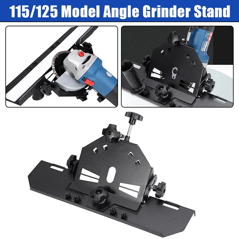 45 Degree Tile Chamfering Bracket 115/125 Type Angle Grinder Stand Miter Saw Frame Guide for Ceramic Stone Cutting Mount