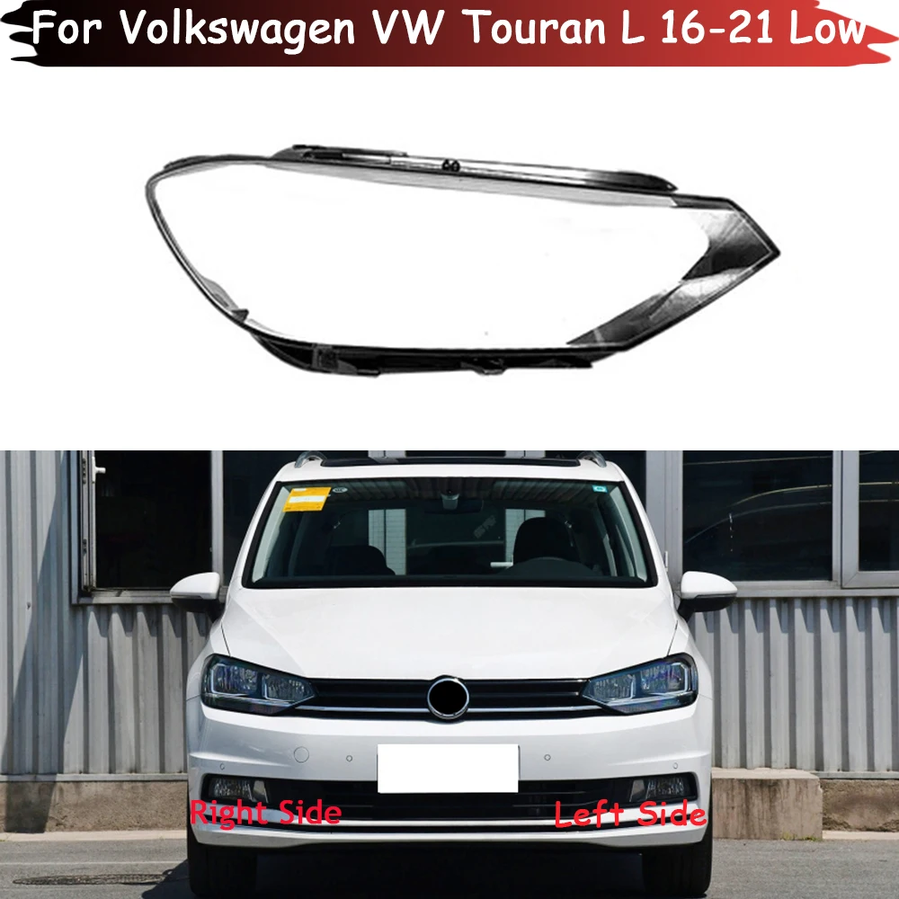 

Auto Case Headlamp Caps For Volkswagen VW Touran L 2016~2021 Car Headlight Lens Cover Lampshade Lampcover Head Lamp Light Shell