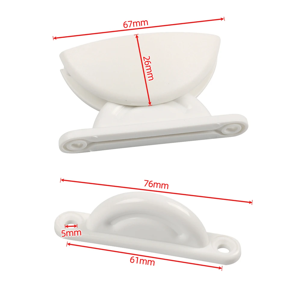 

2PCS RV Door Retainer Kit Caravan ABS Door Stop Retaining Catch Holder