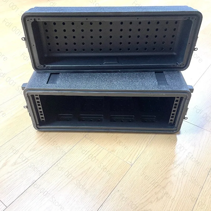 Wireless Mic System with Digital Amp Timer 3U ABS PE Rack Case