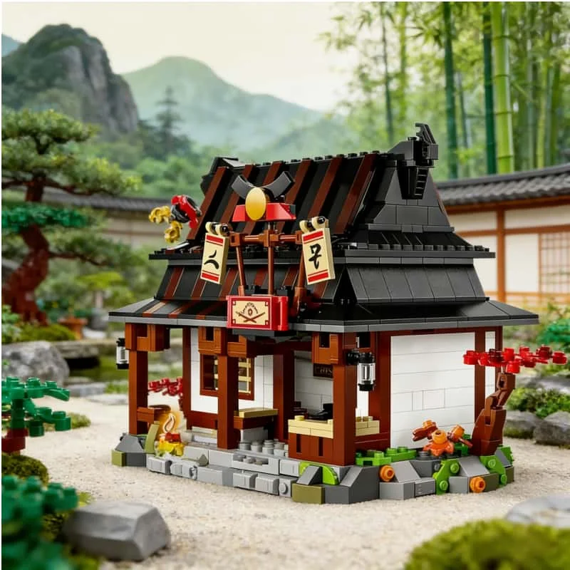 

2026 Hot promotion Ninja Series Four-weapon Blacksmith 15th Anniversary 1259 Adult Christmas Birthday building block Toys