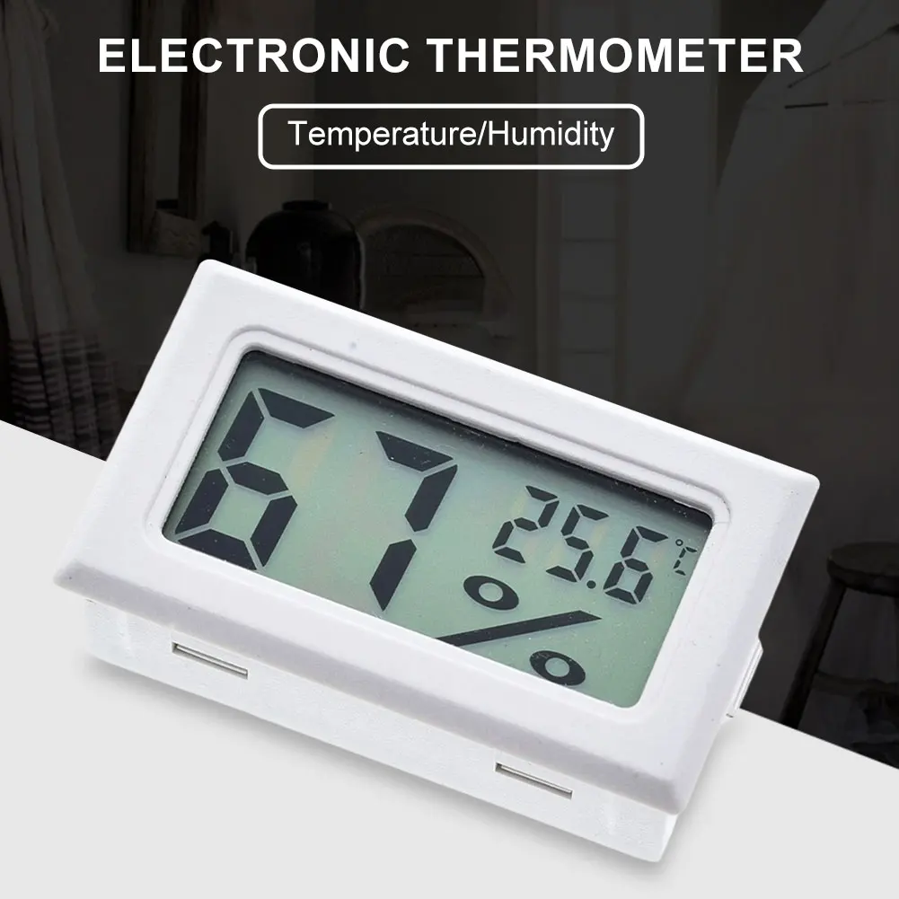 FY-11 termometr higrometr cyfrowy elektroniczny z wyświetlaczem LCD czujnik temperatury miernik wilgotności fahrenheita do domu w szklarni