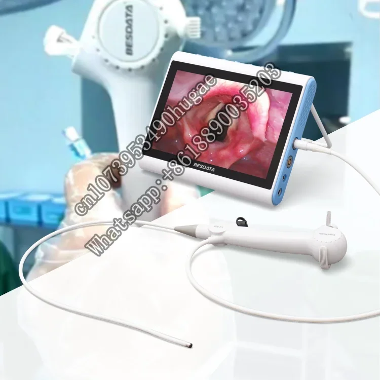 broncoscopio desechable ENT Endoscopy Flexible video Bronchoscope   flexible for Diagnosis of Lung Conditions