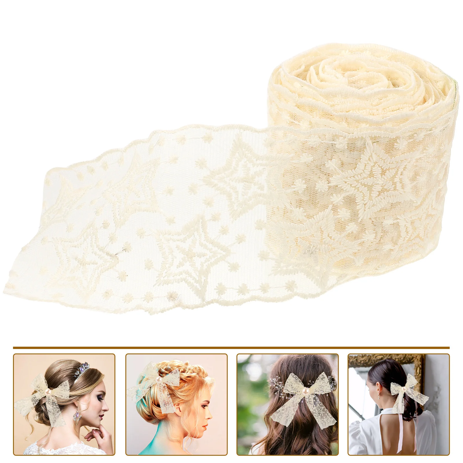 

1 Roll Diy Trim Embroidery Ribbon Sewing Fabric For Crafts Hair Accessories Butterfly Bow Material Decor Trims Roll Sewing Diy