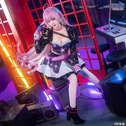 Anime Mikkuu Muse Dash Luka Cosplay Costume Halloween Uniform Women Men Carnival Party Dress Wig Accessories And props