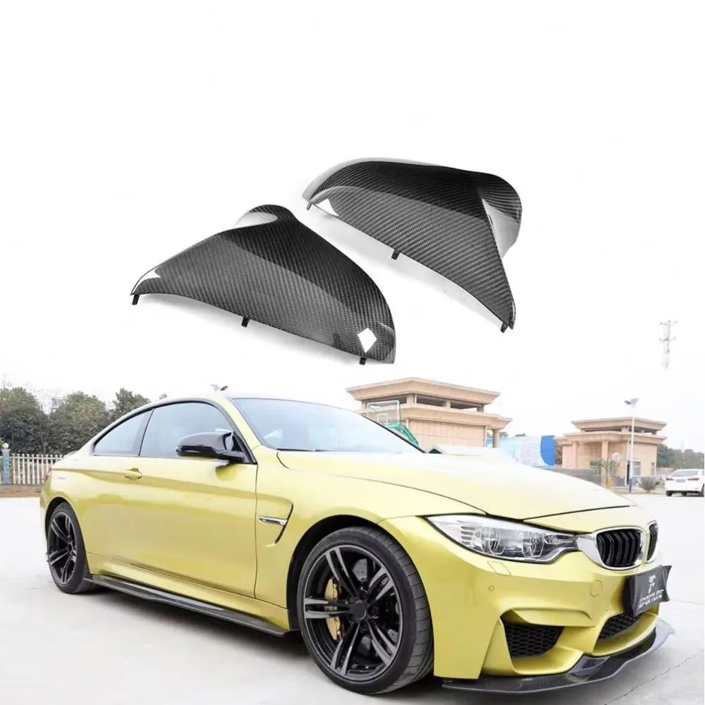 Dry Carbon F80 M3 Rearview Mirror Cover For BMW F82 F83 M4 LHD 14-19