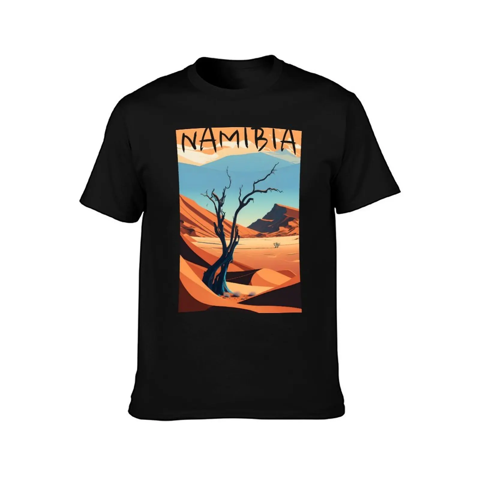 Namibia Deadvlei desert gift T-Shirt Quick Dry Training Short Sleeve Tee T-Shirt