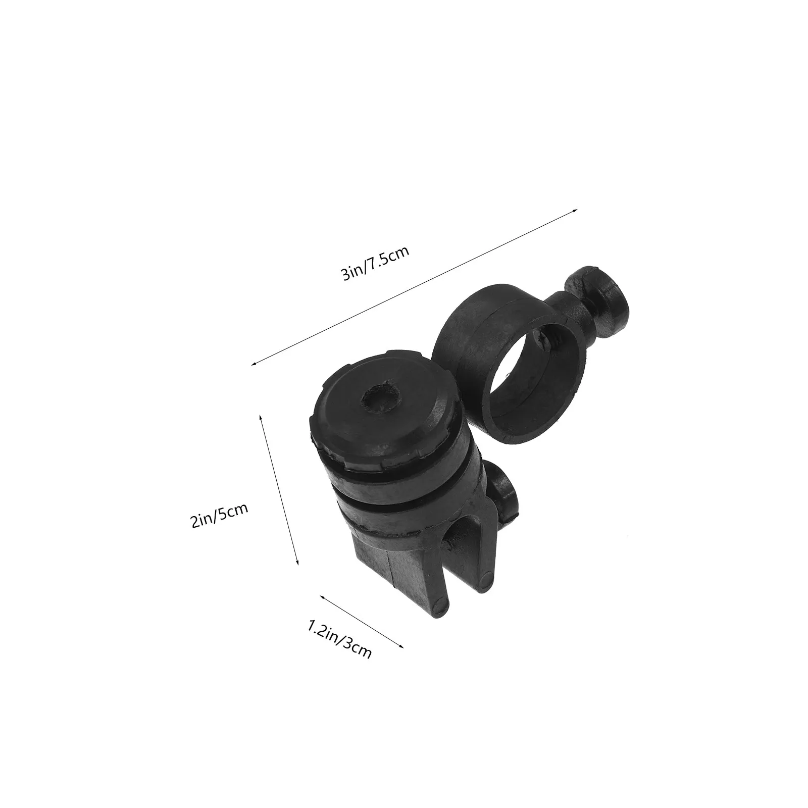 Hard Hat Flash Light Clip Mount Plastic Bracket Clip Clamp Design Easy Installation Compatible with Safety Headlamp Light