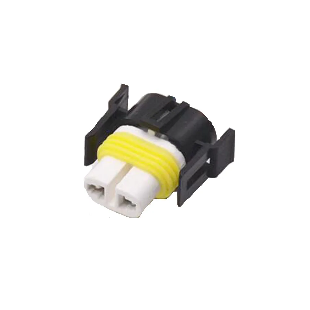 100SET H11 ceramic car wire connector Harnes cable 2 pin automotive waterproof plug Include terminals seal