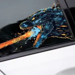 Anime Godzilla Atomic exhalation Cartoon DIY Refective Sheeting Decorative Motorcycle Vehicle  Skateboard Car Waterproof Sticker