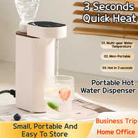 ravel Companion 3-Second Instant Hot Water Dispenser, Compact Mini Milk Frother for Tea and Drinks Convenient for Home or Office