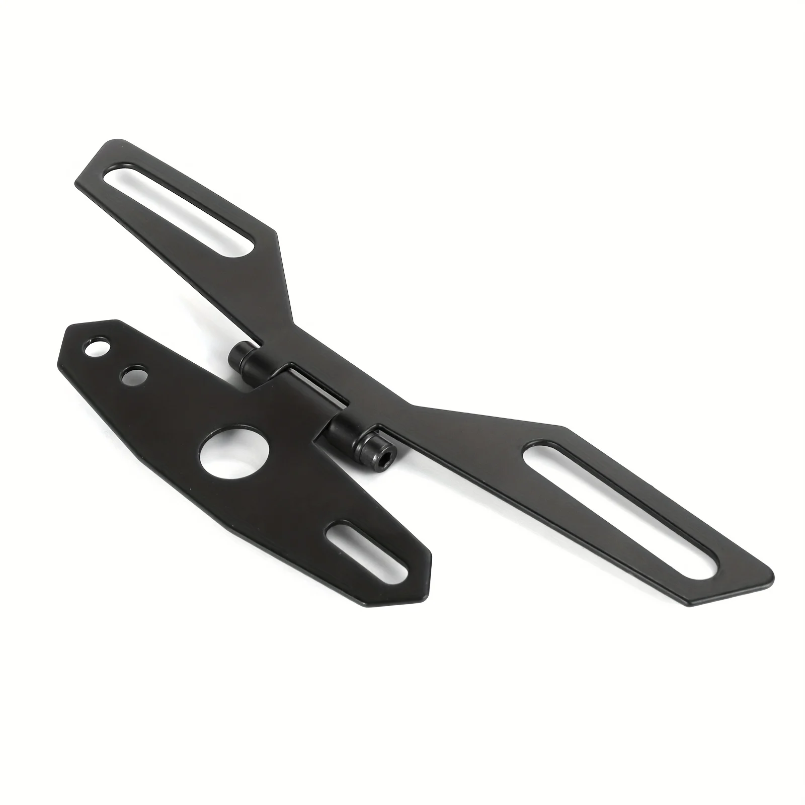License Plate Bracket Adjustable Taillight Mount Support Folding Number Plate Frame Holder Mount Universal Motorbike Accessories