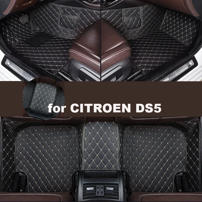 

Autohome Car Floor Mats For CITROEN DS5 2013-2018 Year Upgraded Version Foot Coche Accessories Carpetscustomized