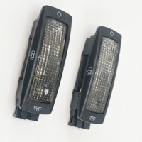 3B0947291 2Pcs Black Rear Reading Map Dome Light Ceiling Lamp For VW Golf Passat 1998-2005 Beetle 1999-2010 Bora Superb Leon